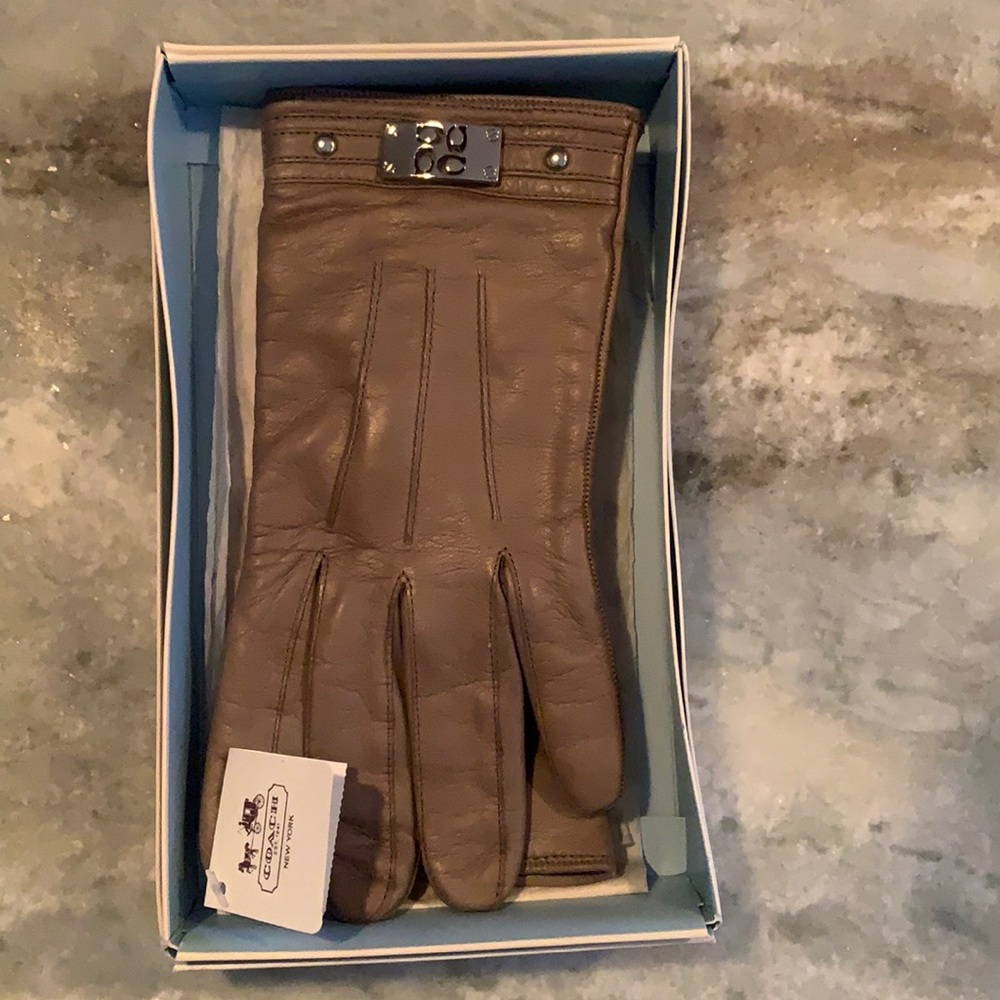 Coach Leather Gloves
